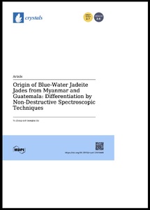 Origin of blue-water jadeite jades from Myanmar and Guatemala: Differentiation by non-destructive spectroscopic techniques